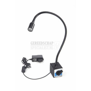 Magneetvoet met 230 Volt LED-verlichting