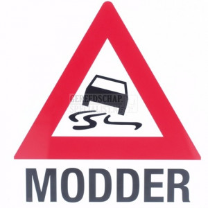 Bord modder/slipgevaar