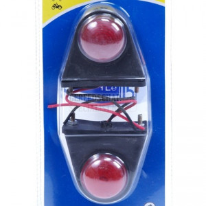 Markeringslamp mini 2 stuks rood/wit