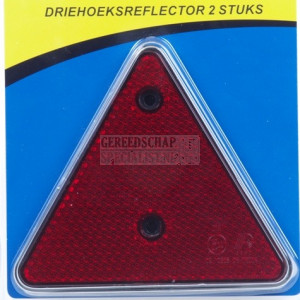 Reflector driehoek 152mm, 2 stuks in blister