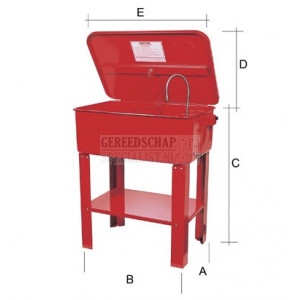 RODAC reinigingsbak 75 liter