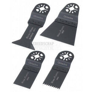 Qblades UN92 4-delige hout-metaal set standaard