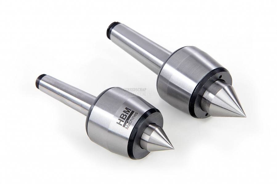 Meedraaiend center mc2 voor pen mandrel 7 mm