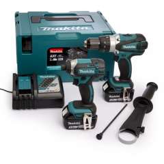 MAKITA 18V Li-Ion accu klopboormachine + slagschroevendraaier