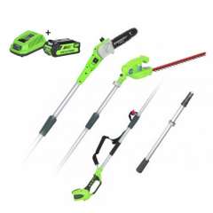 GREENWORKS 40V 2Ah takkenzaag - heggenschaar G40PSHK2