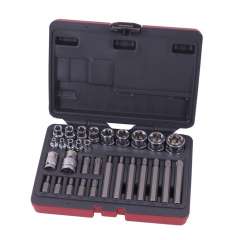 Torxdoppenset 1/4" 3/8" 1/2"
