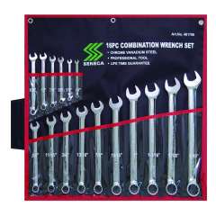 Steekringsleutelset lang 16dlg