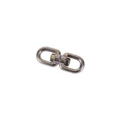 Dubbele oogwartel RVS 12mm