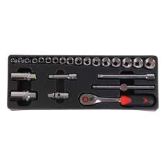 Doppendoos 3/8" 24 delig