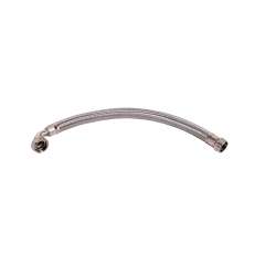 Flexibele metalen slang met bocht 50 cm lang