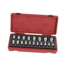 Doppen los 1/2" 19 delig sae