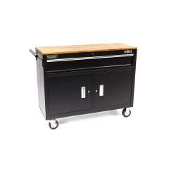 Gereedschapswagen / werkbank 125 cm  ZWART
