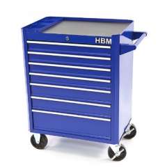 HBM gereedschapswagen 7 laden BLAUW