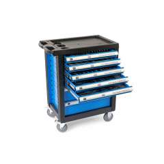 HBM 196-delige PREMIUM gereedschapswagen blauw