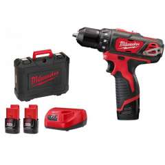 MILWAUKEE M12BDD-202C accu boorschroefmachine 12 Volt 2.0Ah
