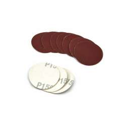 HBM 10-delige set 50 mm schuurschijfjes met klittenband K60
