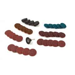HBM 35-delige schuur. polijst en clean set met 6 mm opnamedoorn