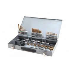 HBM 44-delige TIN M3-12 tap en snijset