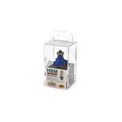 HBM PROFI HM Kwartrondprofielfrees R9,5 x 32 mm met geleidelager