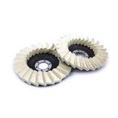 HBM 115 mm lamellen polijstschijf voor op de haakse slijper