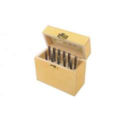 HBM 11-delige 7-8 mm x 0,1 mm H7 machineruimerset