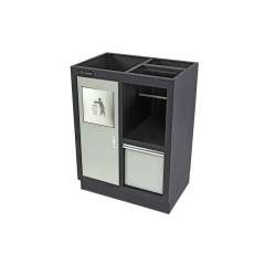 HBM afvalbak en papierhouder voor werkplaatsinrichting