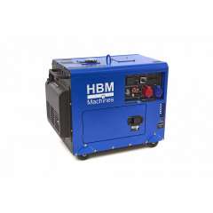 HBM 7900 Watt Standby Silent dieselkrachtstroom generator / aggregaat