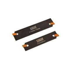 HBM afsteekmes met 2 wisselplaten 1,7 x 25 x 110 mm