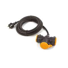 Relectric PRO verlengsnoer 5 mtr 3-voudig 3x1,5mm