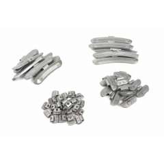 HBM 100 stuks Fe wielgewicht Zink voor stalen velgen 15 Gr