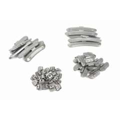 HBM 50 stuks Fe wielgewicht Zink voor stalen velgen 60 Gr