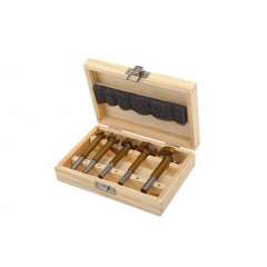 HBM 5-delige scharnierborenset - Forstnerborenset 15 t/m 35 mm