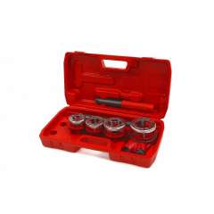 HBM 6-delige pijpdraadsnijset 12,5 31 mm