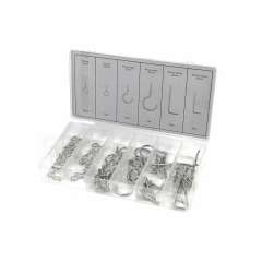 HBM 80-delige ring haken en schroef hakenset