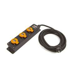 Relectric PROFI IP44 stekkerdoos met 5 meter kabel 3 x 1,5 mm