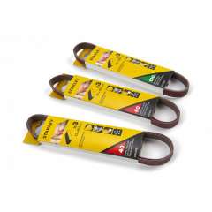 STANLEY 3-delige 13 x 451 mm K120 schuurbandenset voor De Black & Decker KA900E Powerfile