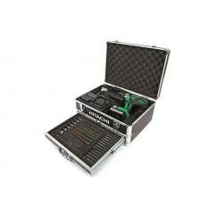 HITACHI DS18DJL 18 Volt 1,5 AH In Alu koffer met 100-delige accessoires