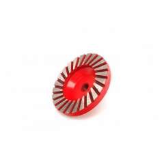 HBM 100 mm diamantschuurkom voor 125mm natte haakse slijper