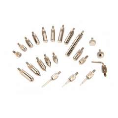 HBM 22-delige verlengstiftenset voor meetklok