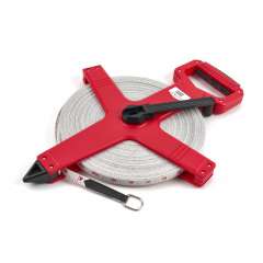 HBM 100 m x 13 mm fiberglass meetband. meetlint. landmeter