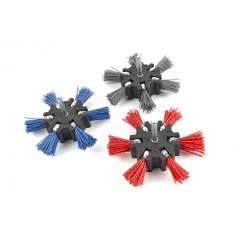 HBM 100 mm nylon schuurborstel met 6 mm opname - FIJN K180