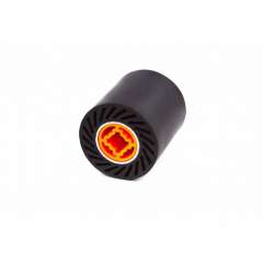 HBM rubberen schuurrol voor satineermachine 100 x 90 mm