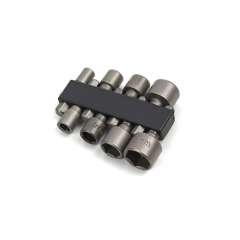HBM 8-delige dopsleutelset met HEX opname