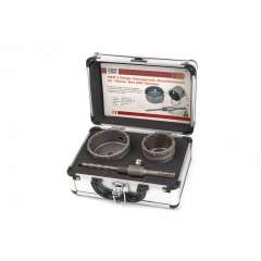 HBM 2-delige gatzagenset. dozenborenset 60 - 80mm met SDS-opname