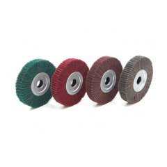 HBM 150 mm lamellen schuurschijf ROOD voor de slijpmachine - Gritt 240