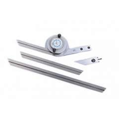 HBM 5-delige instelbare hoekmeter met klok