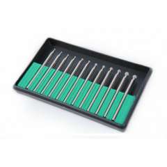 HBM 12-delig diamanten stiftfrezenset schacht 3.0 mm