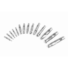 HBM HSS 8% Cobalt spiebaanfrees 2 mm