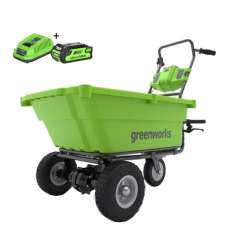 GREENWORKS 40V 2Ah kruiwagen G40GCK2