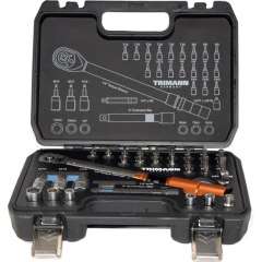 TRIMANN 1/4" momentsleutel met 3/8" adapter
